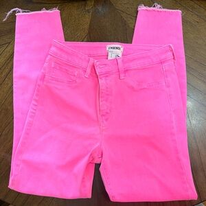 L'AGENCE margot high rise skinny fray crop jeans